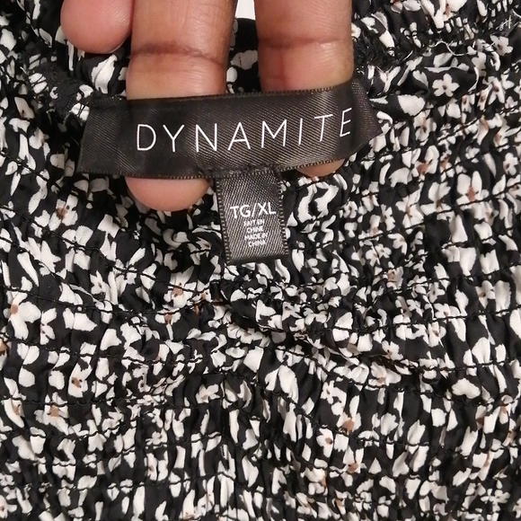 Dynamite Printed Mini Dress - Picture 4 of 9